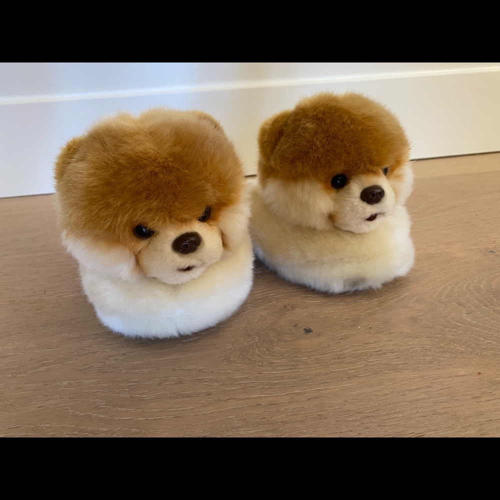 Adorable dog slippers for both boys and girls!